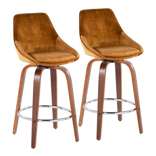 Diana Fixed-height Counter Stool - Set Of 2